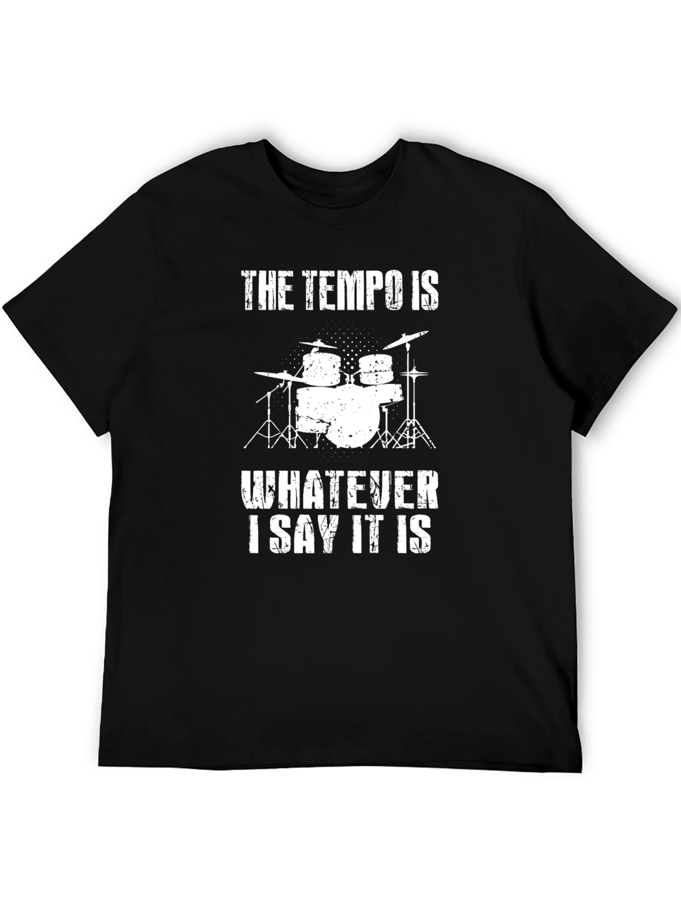 Tempo Drummer T-Shirt: Percussionist Humor