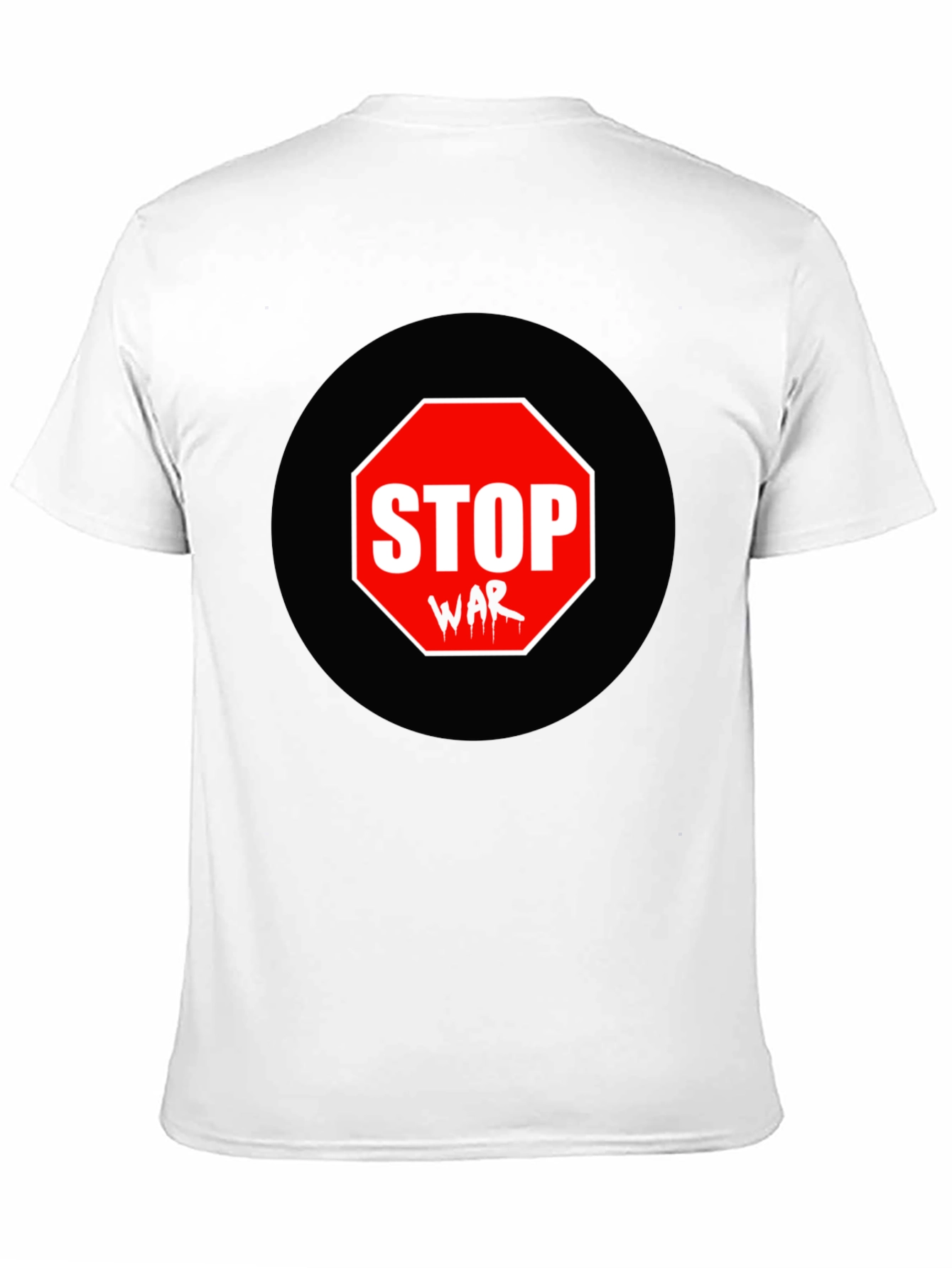 Stop War Graphic Tee - Black Short Sleeve