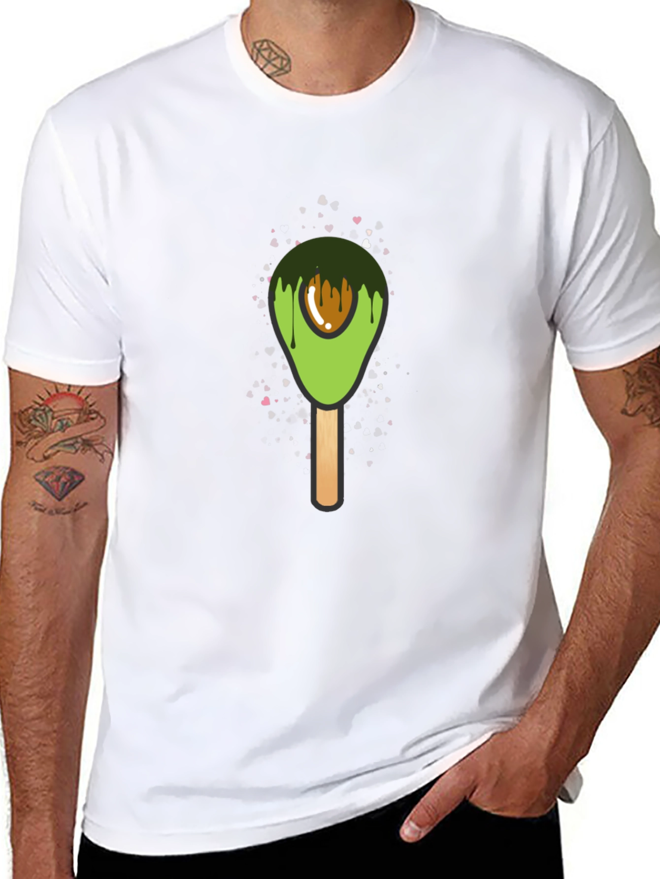 Avocado Popsicle Graphic Tee - Trendy Unisex Shirt