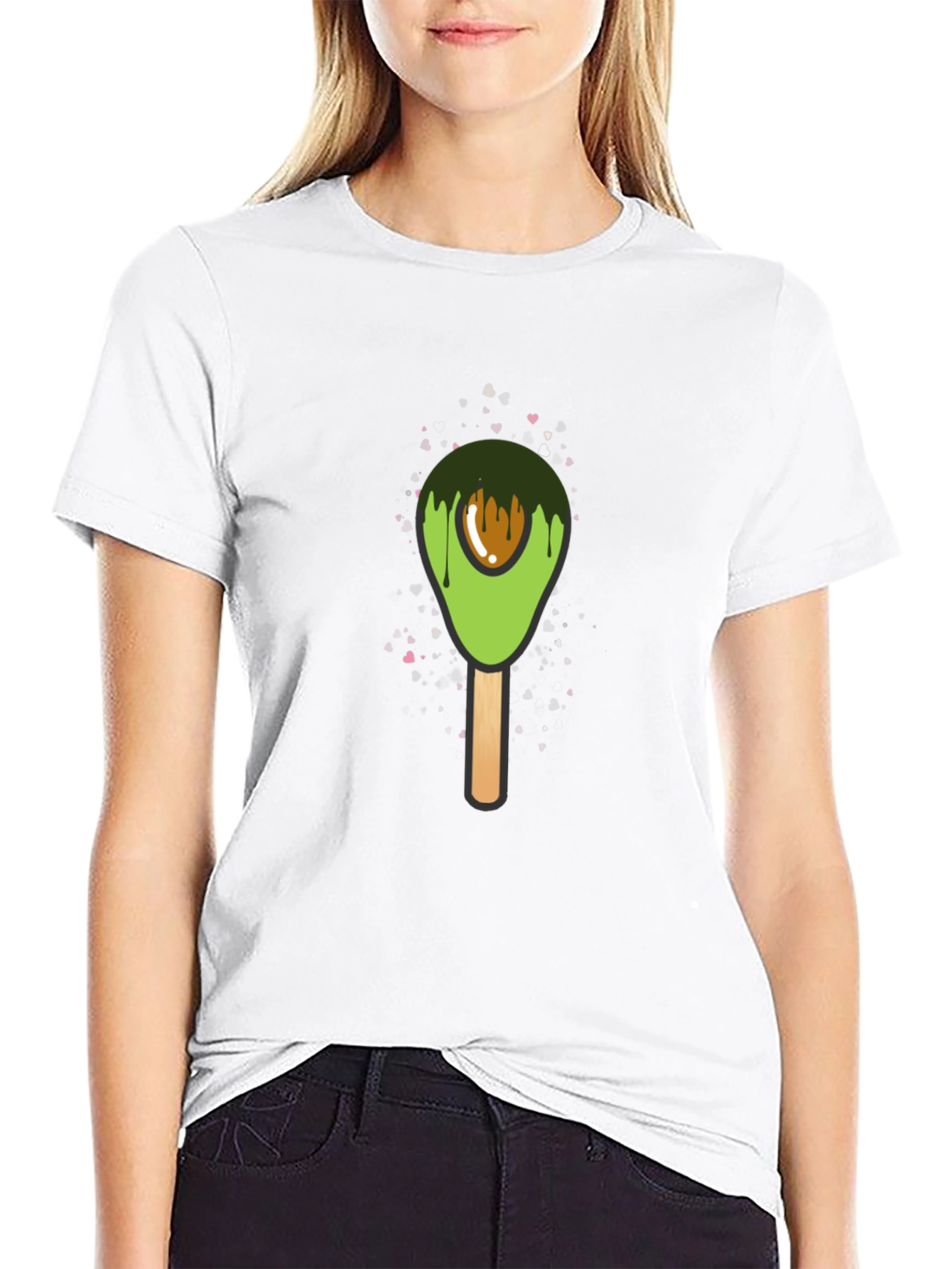 Avocado Popsicle Graphic Tee - Trendy Unisex Shirt