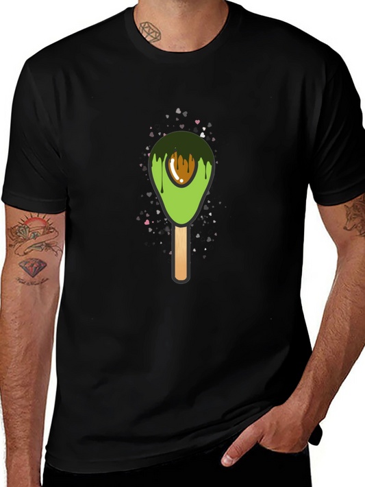 Avocado Popsicle Graphic Tee - Trendy Unisex Shirt
