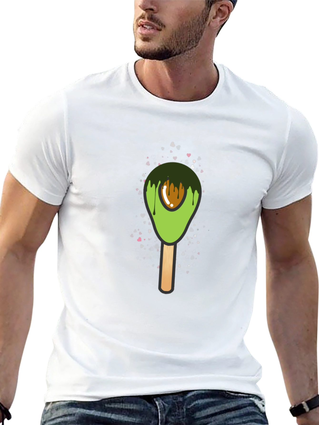 Avocado Popsicle Graphic Tee - Trendy Unisex Shirt