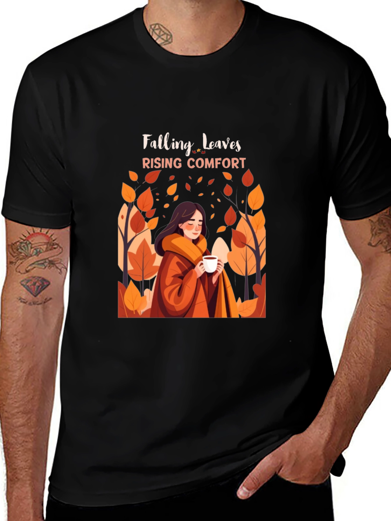Falling Leaves Comfort Tee