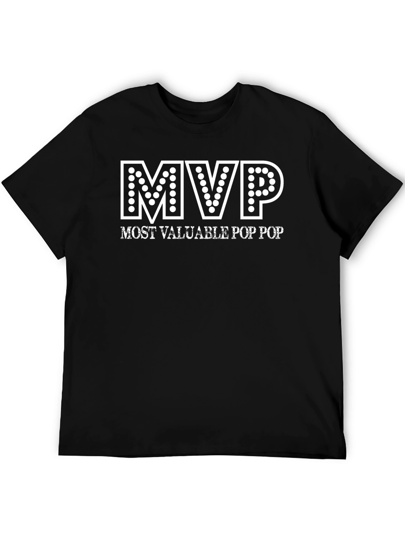 MVP Most Valuable Pop Pop T-Shirt - Black