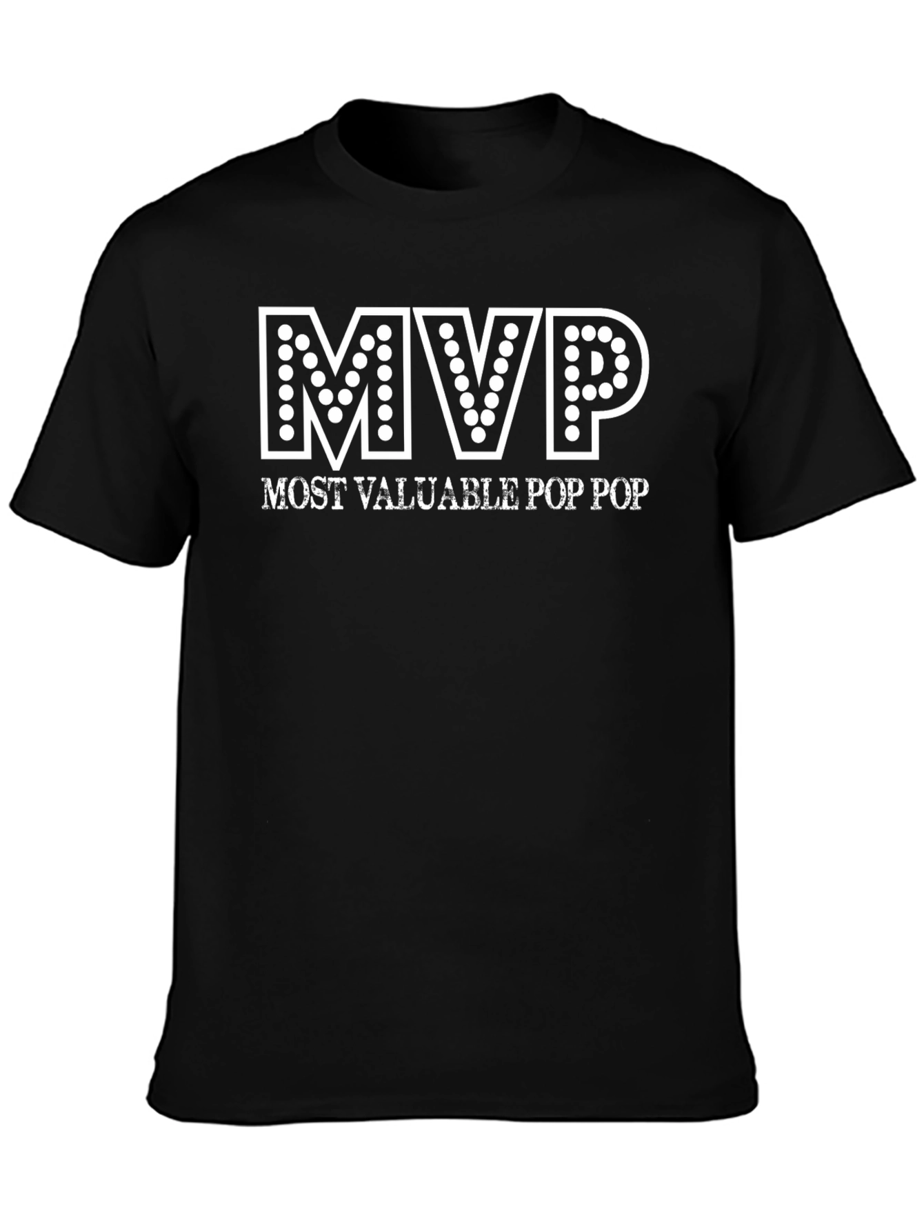 MVP Most Valuable Pop Pop T-Shirt - Black
