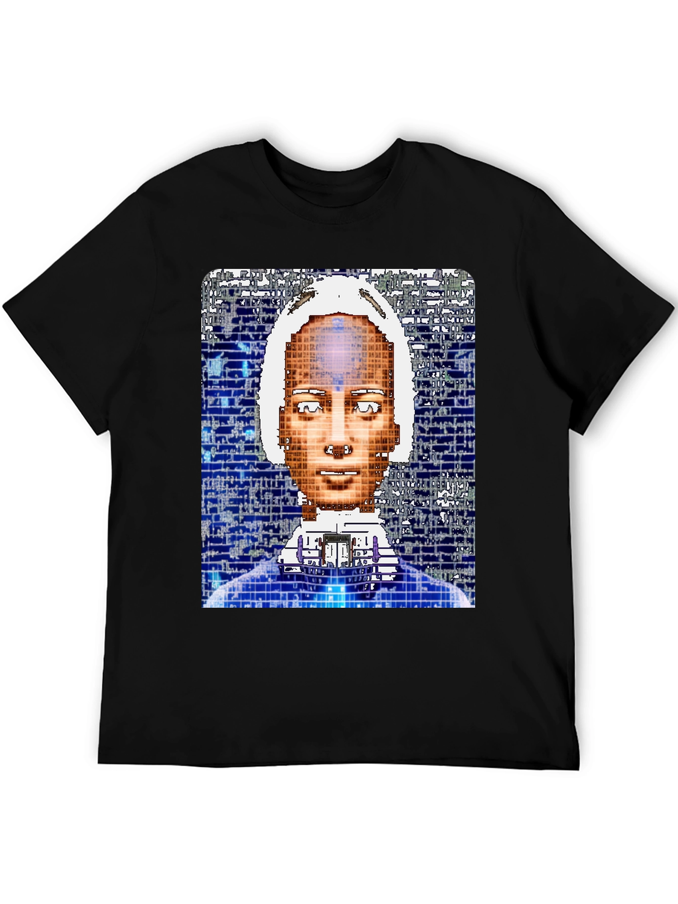 Abstract Humanoid Graphic T-Shirt