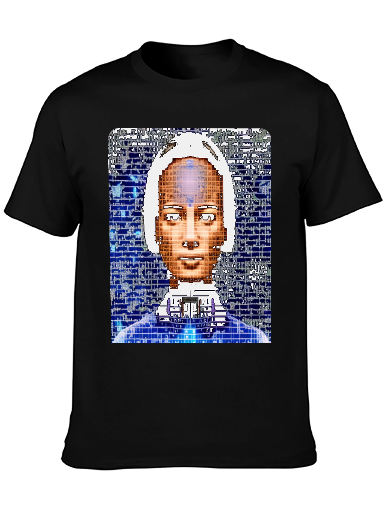 Abstract Humanoid Graphic T-Shirt