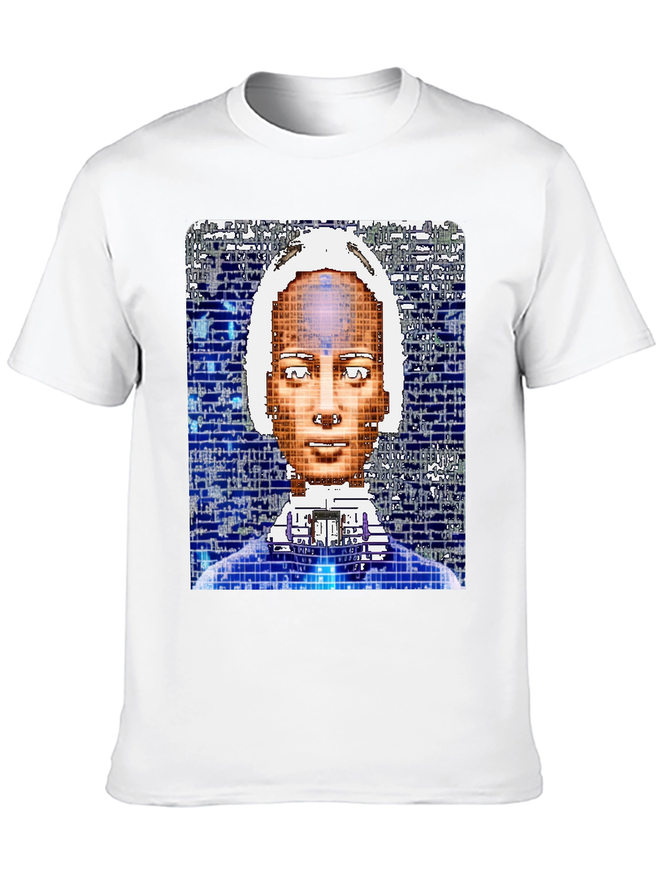 Abstract Humanoid Graphic T-Shirt