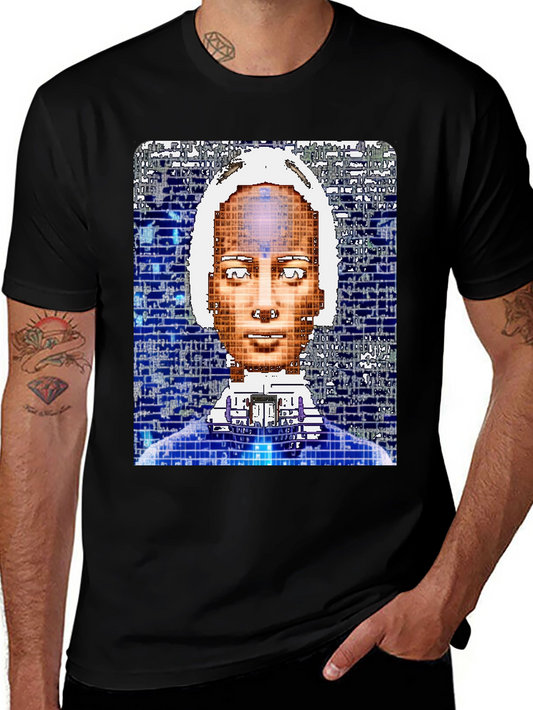 Abstract Humanoid Graphic T-Shirt
