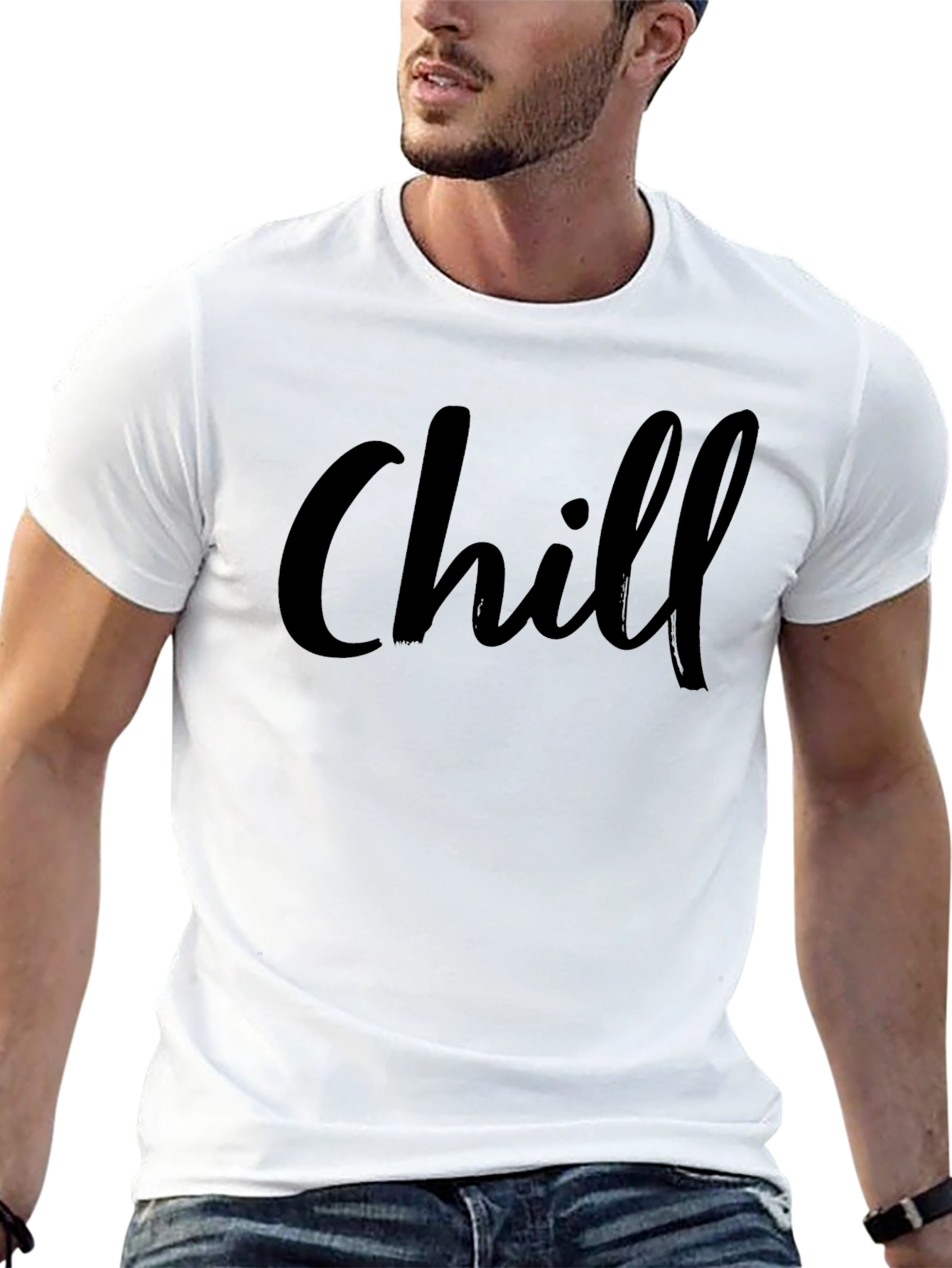 Chill Black T-Shirt - Relaxed Style