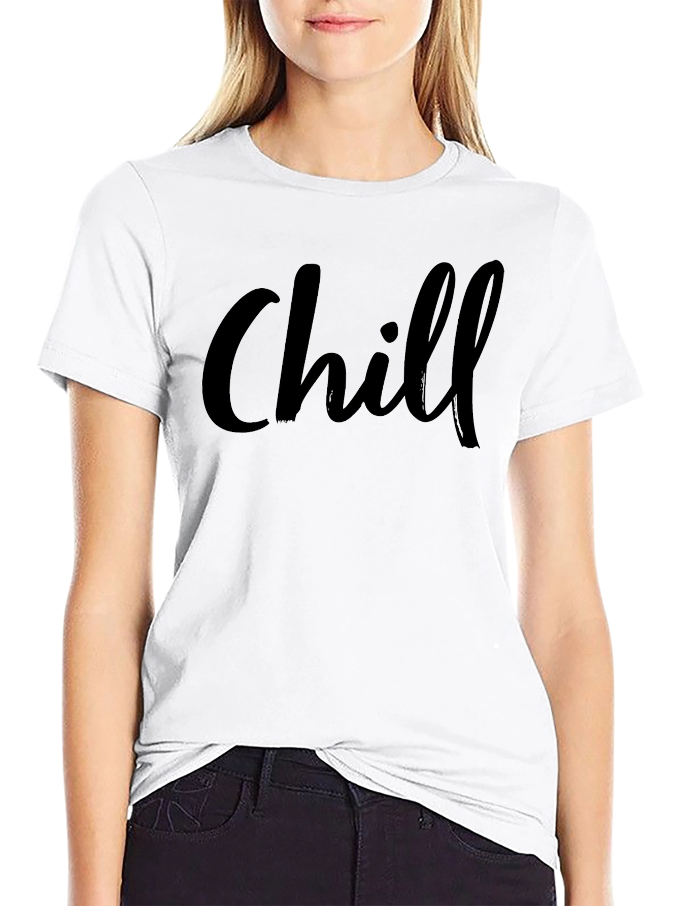 Chill Black T-Shirt - Relaxed Style