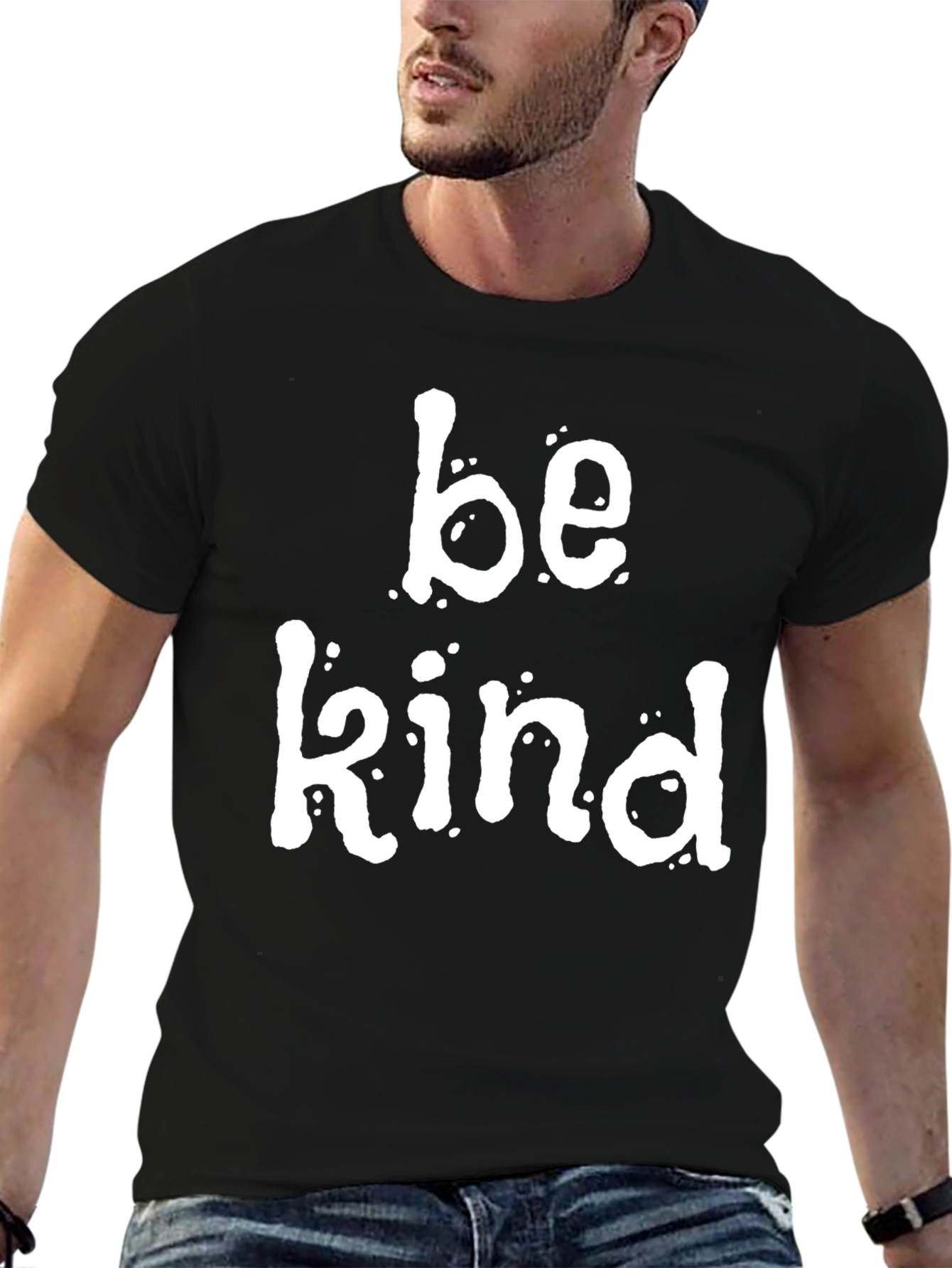 Be Kind Graphic Tee - Soft Cotton Blend