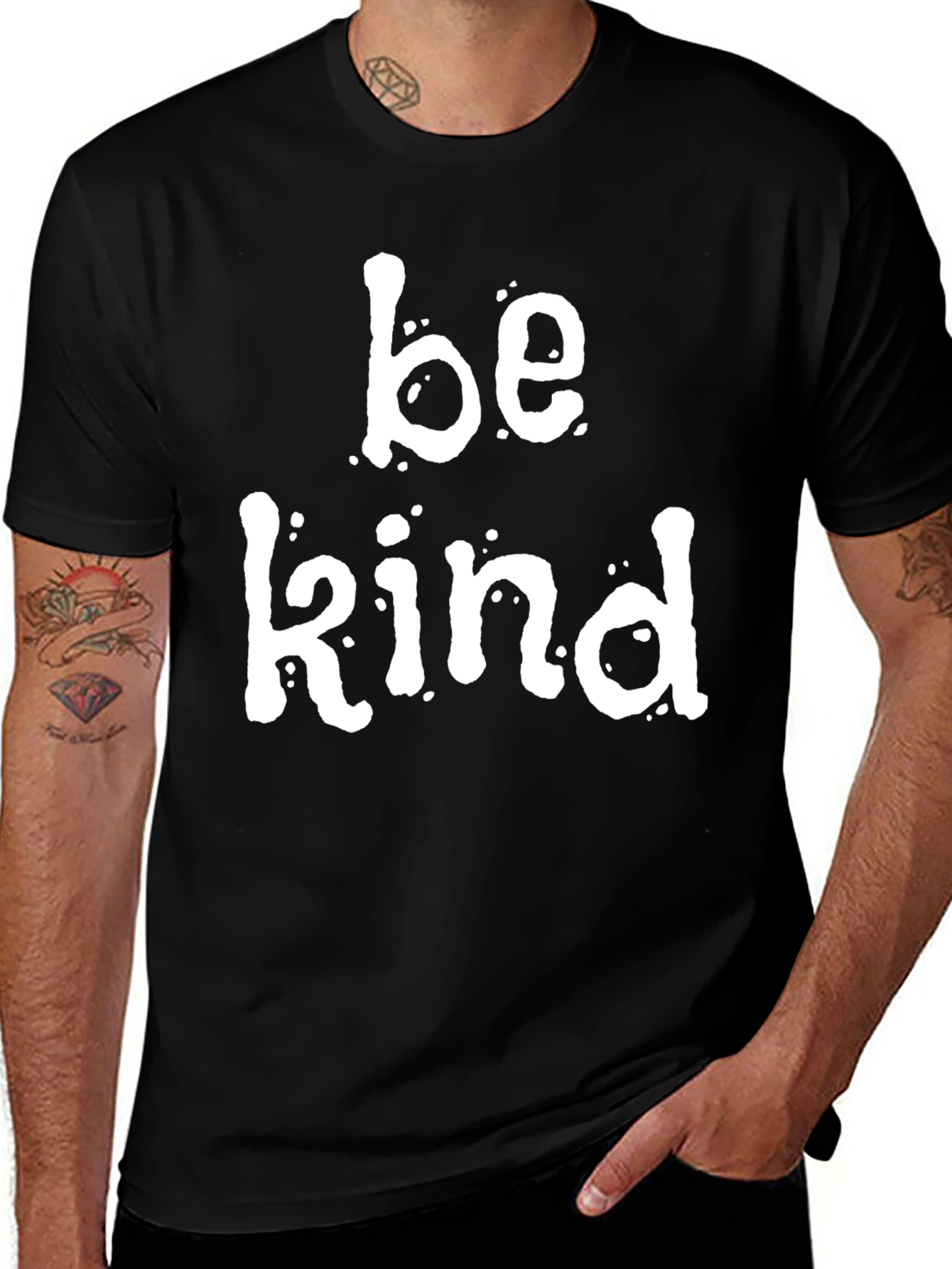 Be Kind Graphic Tee - Soft Cotton Blend