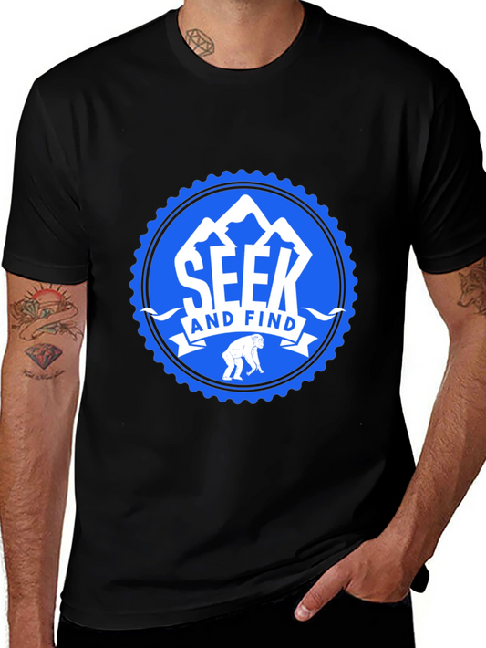 Seek and Find Black T-Shirt