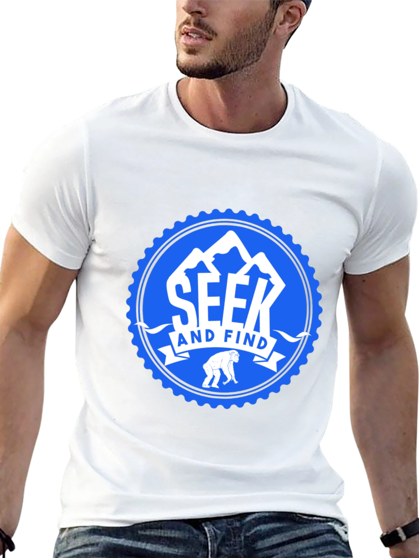 Seek and Find Black T-Shirt