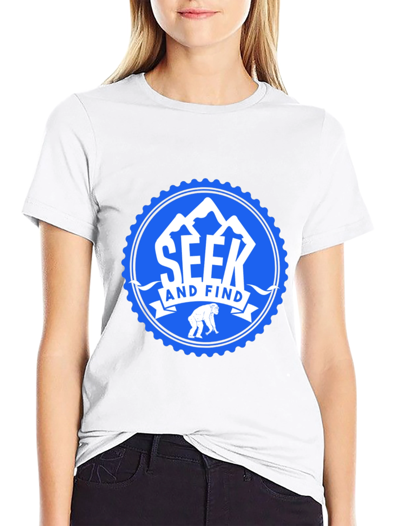 Seek and Find Black T-Shirt