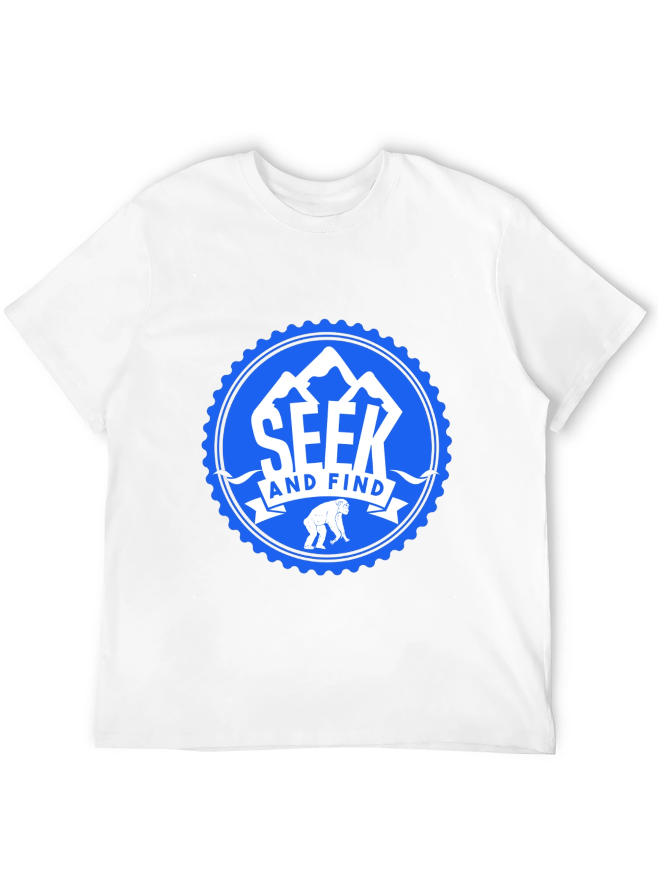 Seek and Find Black T-Shirt