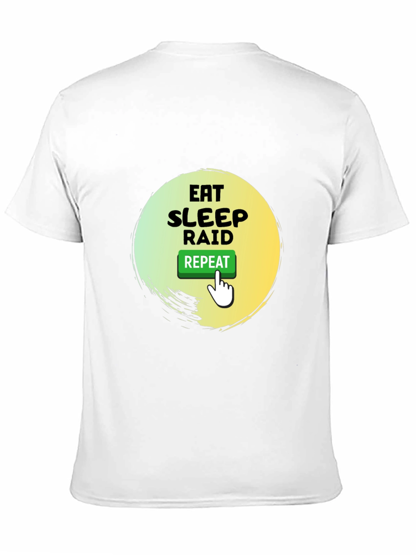 Eat Sleep Raid Repeat Gamer T-Shirt