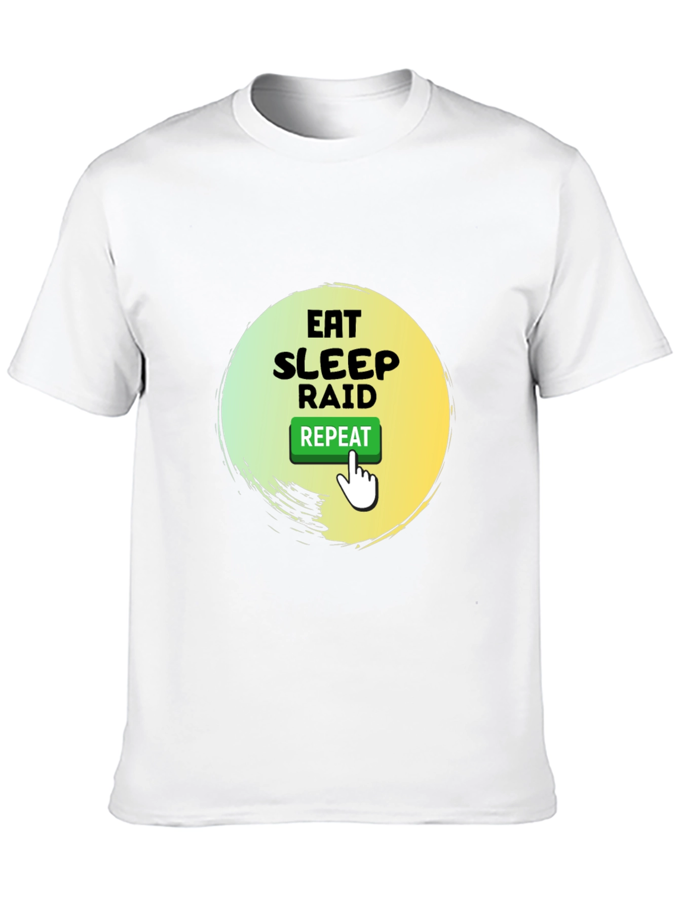 Eat Sleep Raid Repeat Gamer T-Shirt