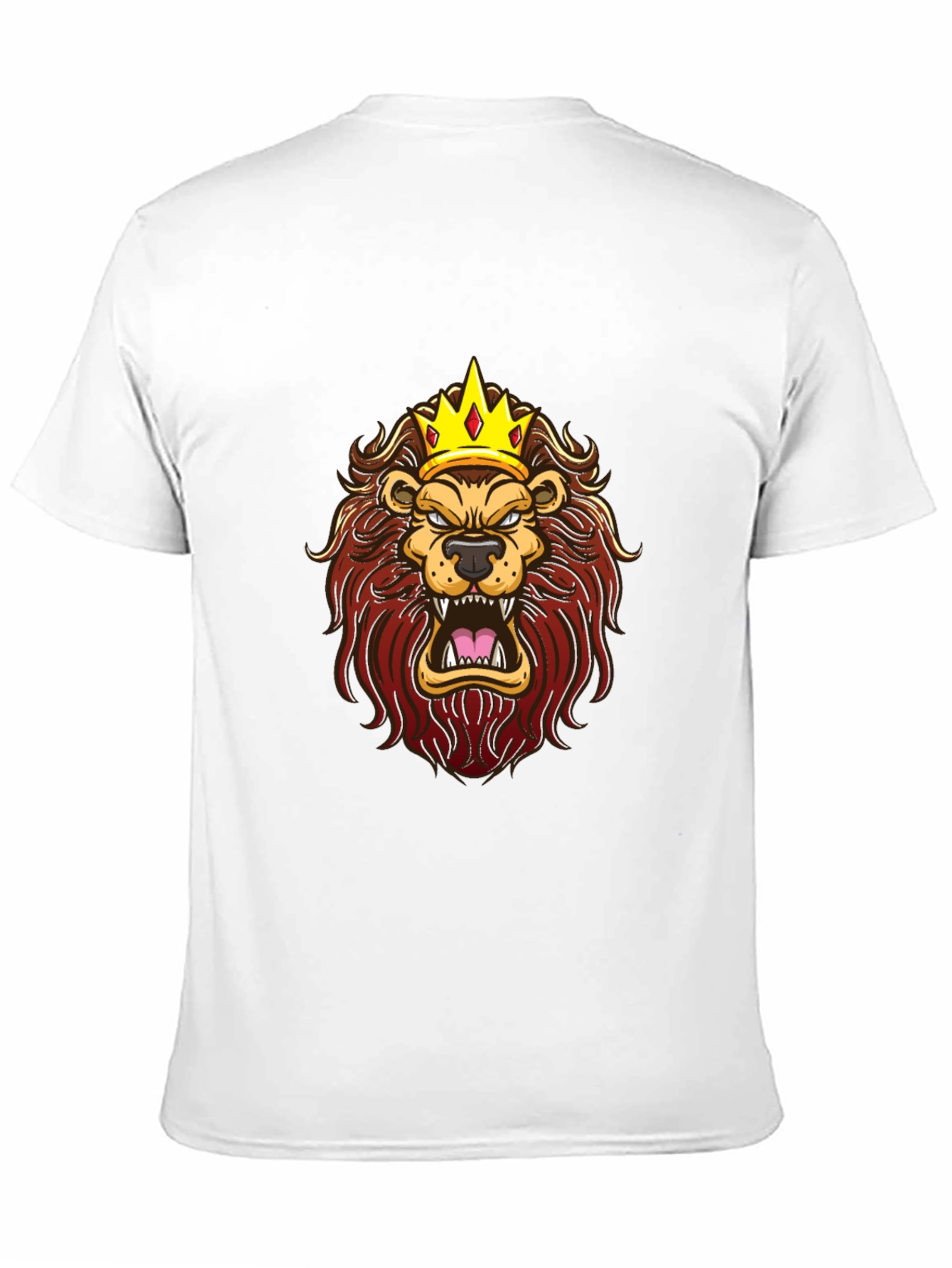 King Lion Graphic Print T-Shirt