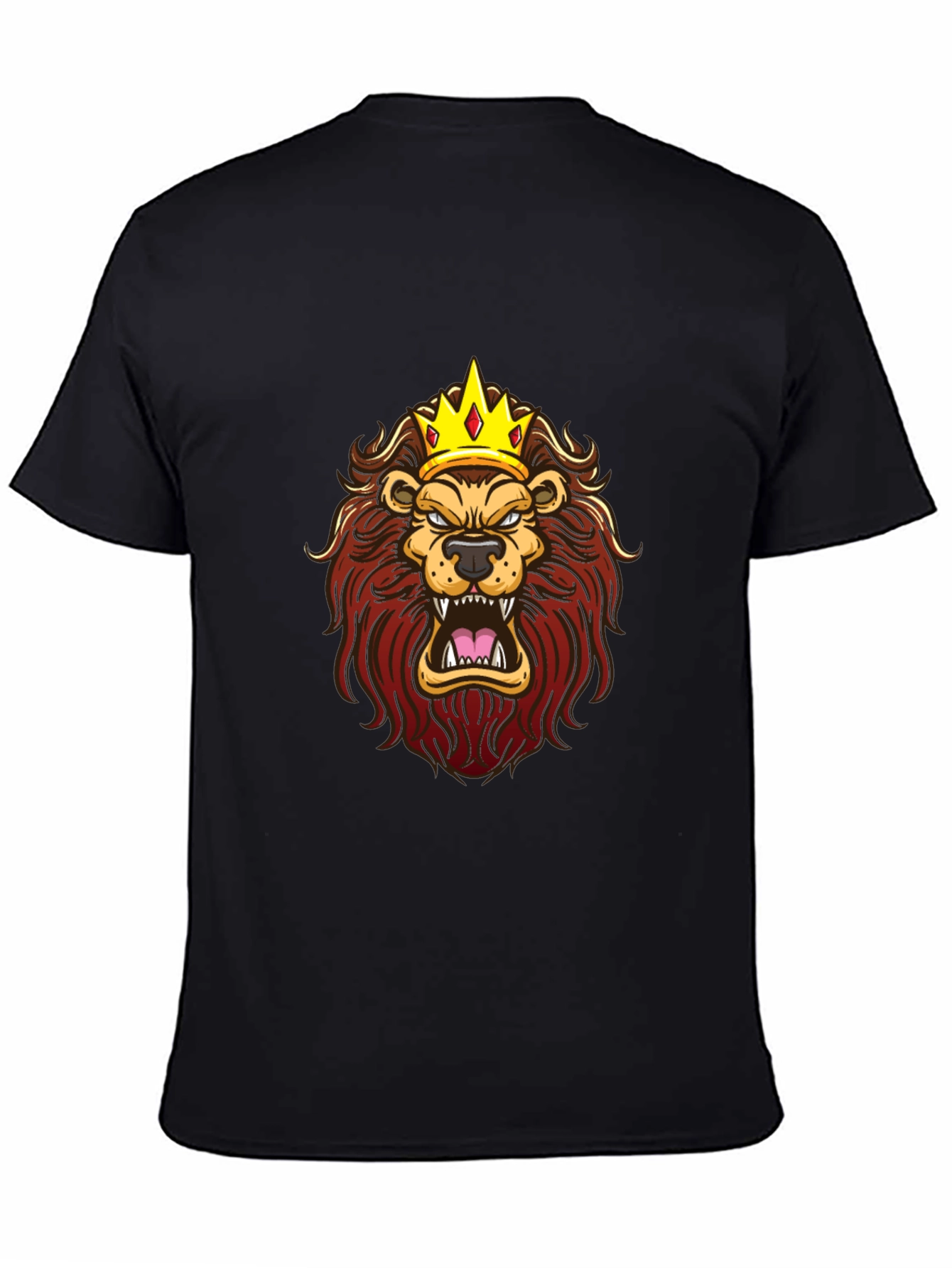 King Lion Graphic Print T-Shirt