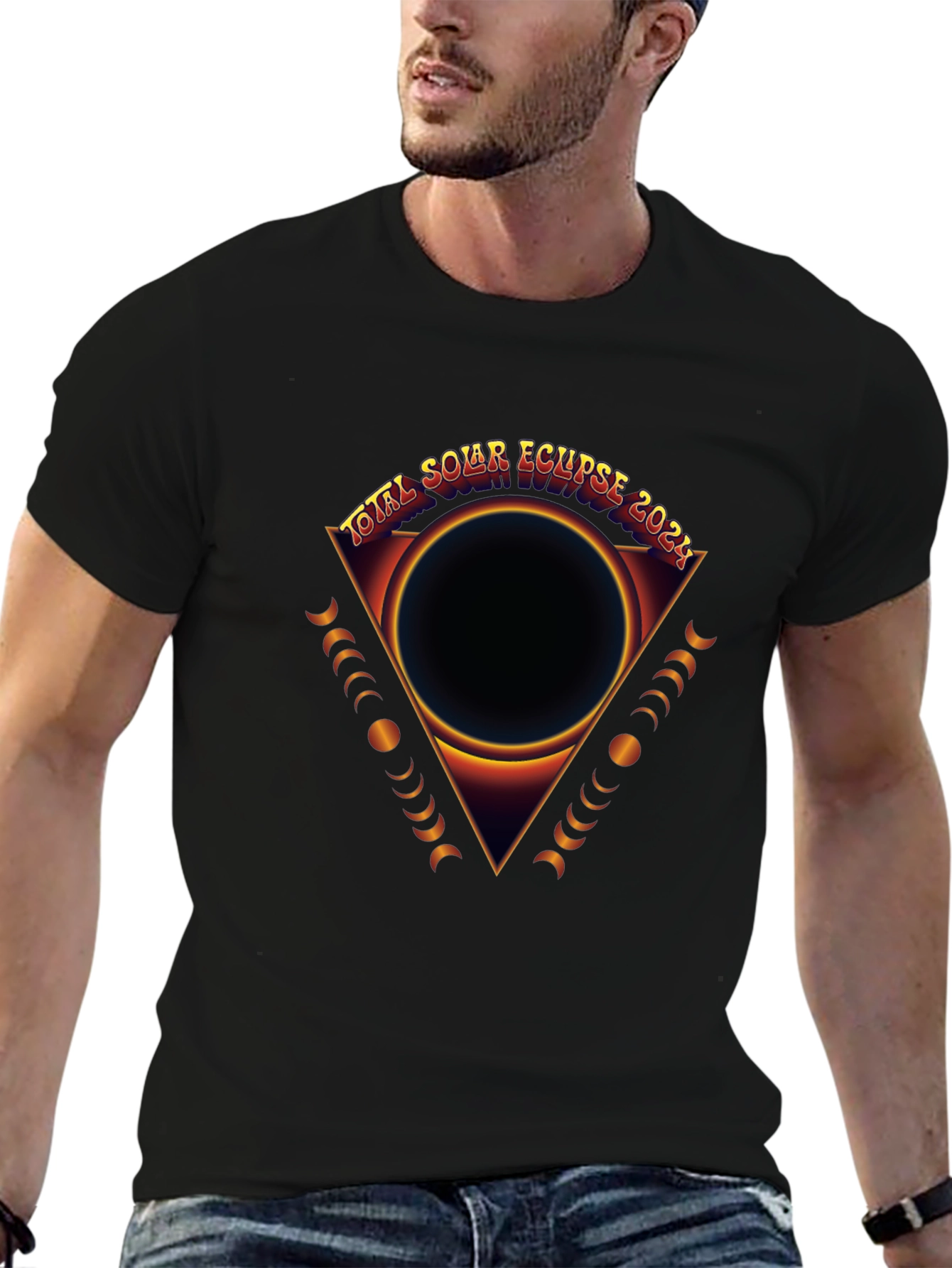 Total Solar Eclipse 2024 Graphic T-Shirt