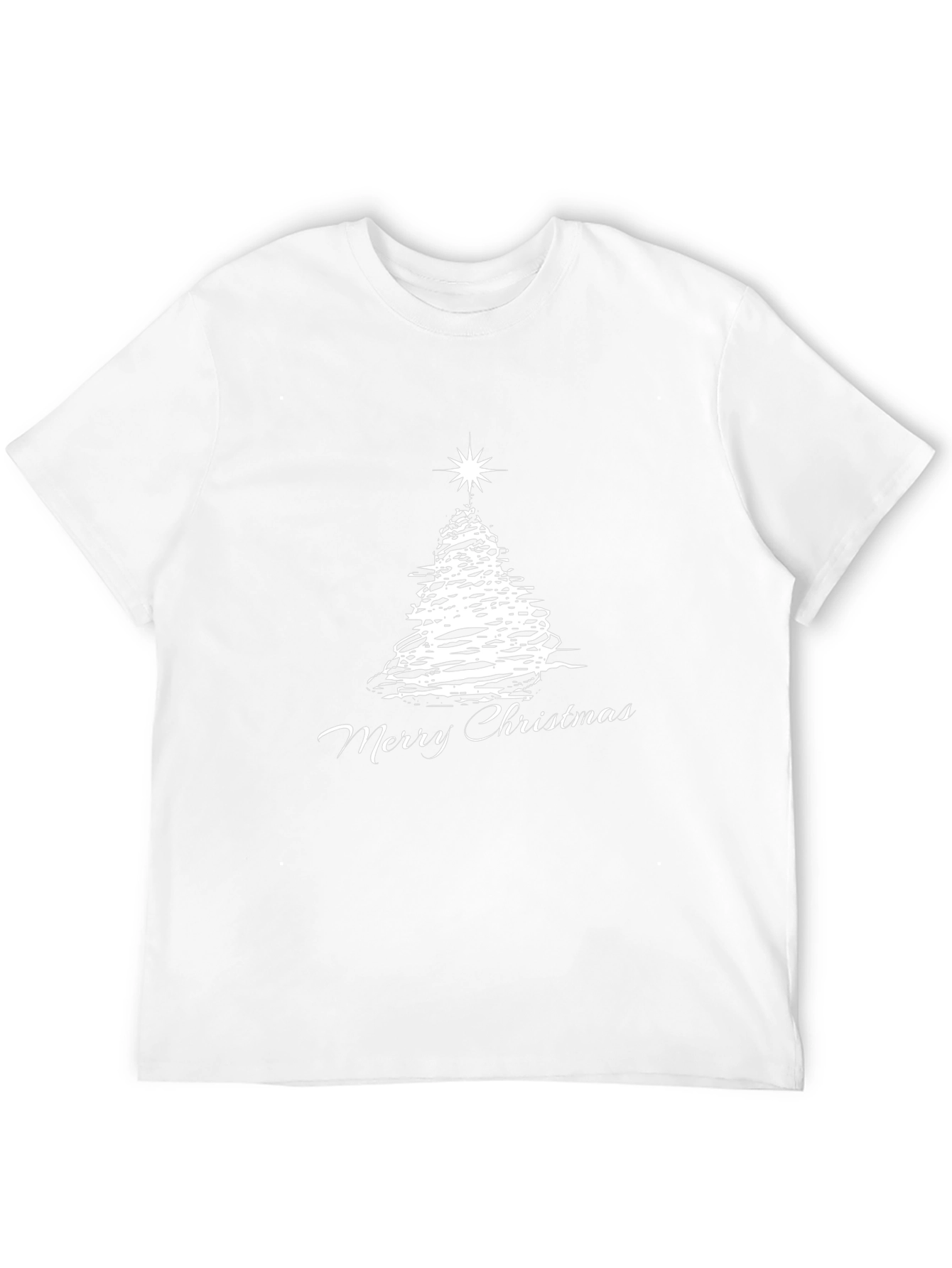 Christmas Tree Graphic Tee - Festive Holiday Shirt