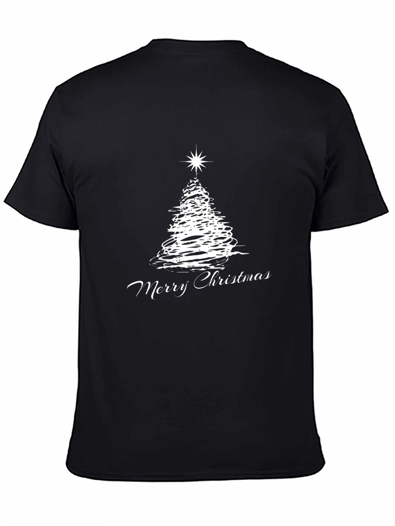 Christmas Tree Graphic Tee - Festive Holiday Shirt