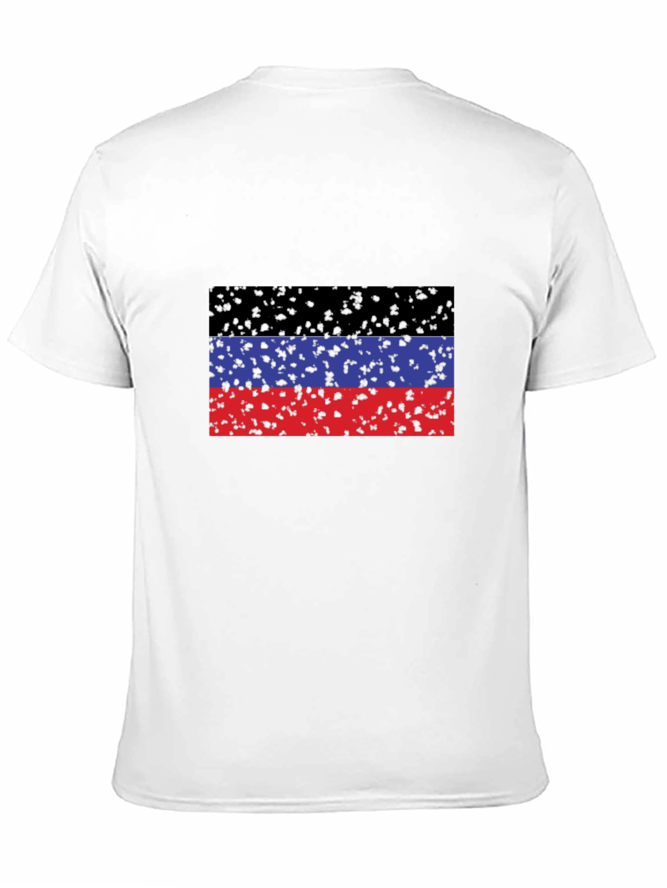 Donetsk Flag T-Shirt - Black Crew Neck Tee