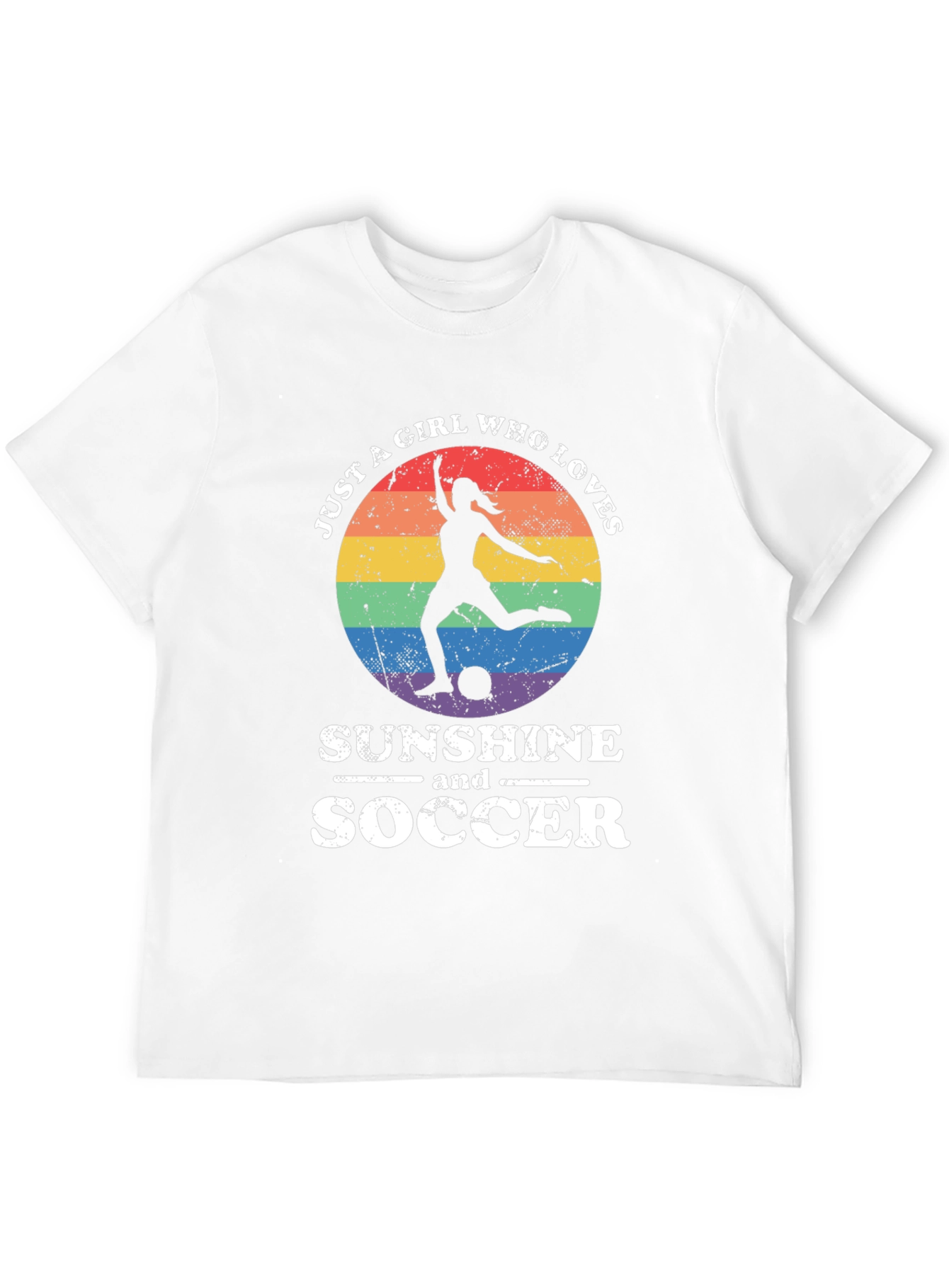 Sunshine and Soccer Graphic Tee