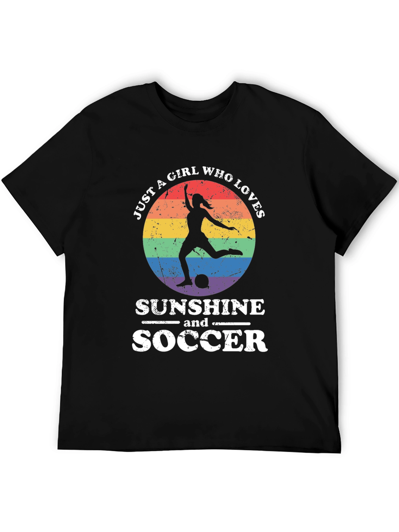Sunshine and Soccer Graphic Tee