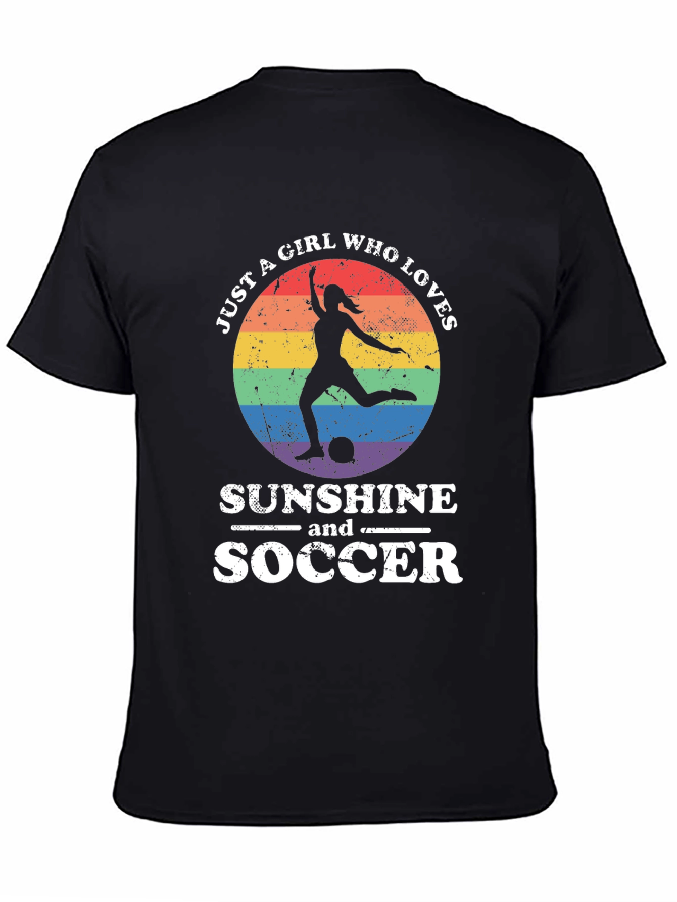 Sunshine and Soccer Graphic Tee