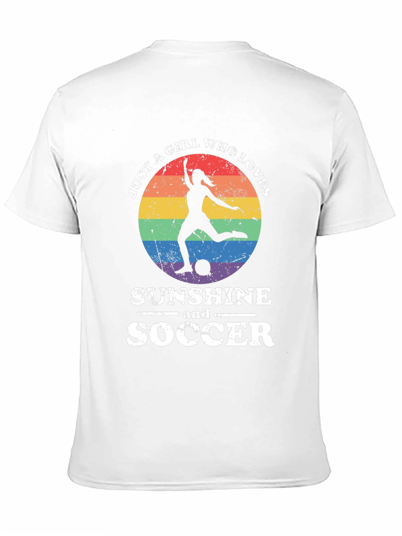 Sunshine and Soccer Graphic Tee