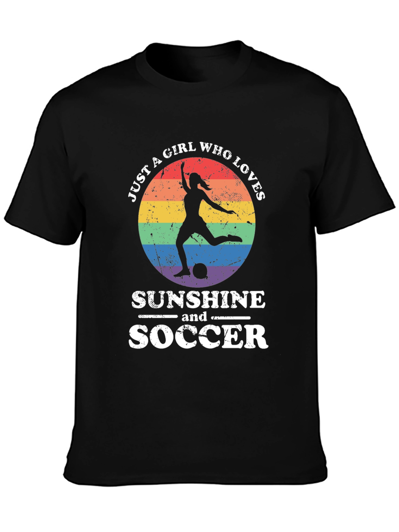 Sunshine and Soccer Graphic Tee