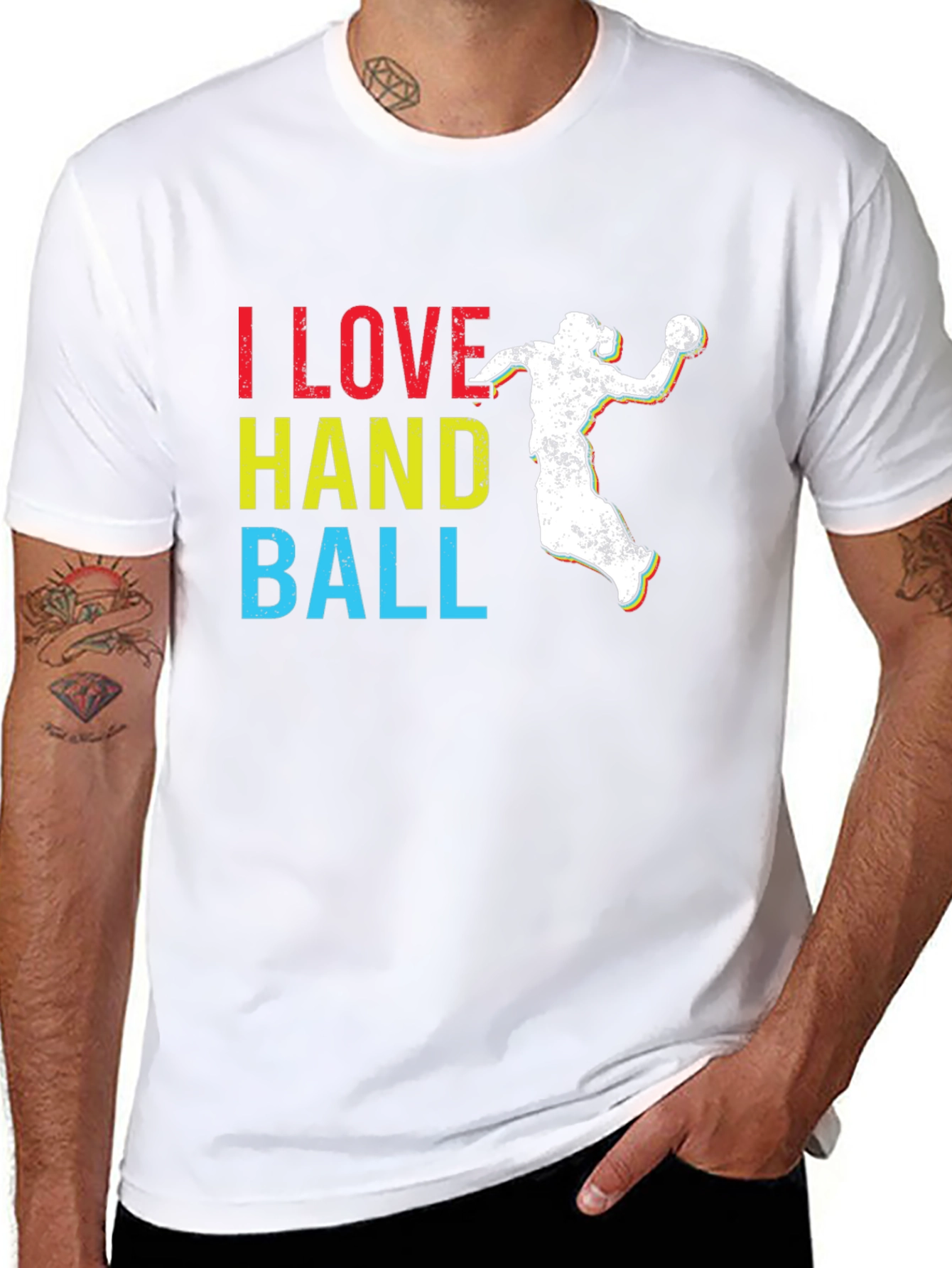 I Love Handball Graphic T-Shirt