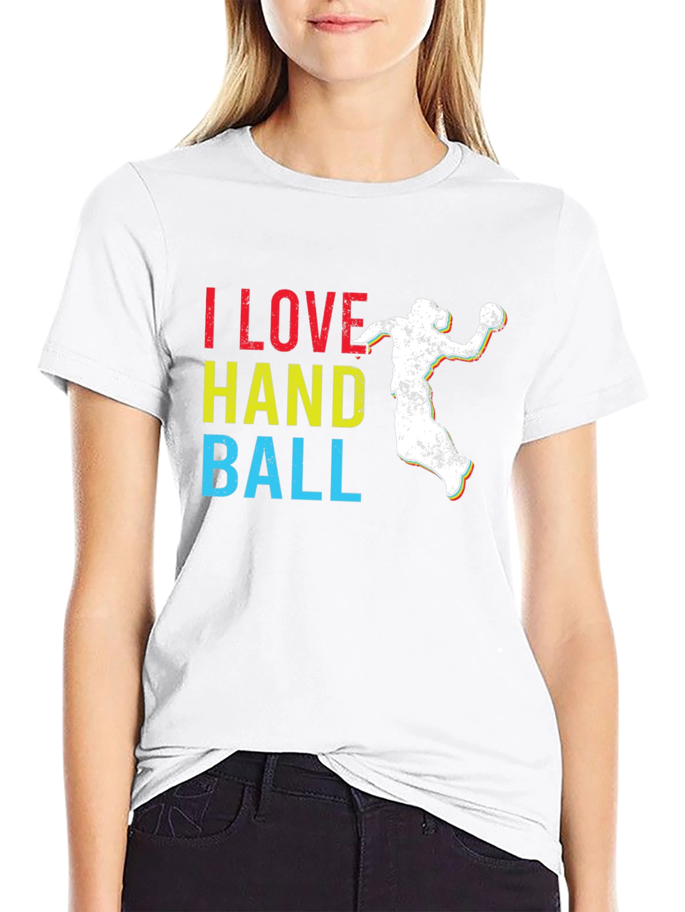 I Love Handball Graphic T-Shirt