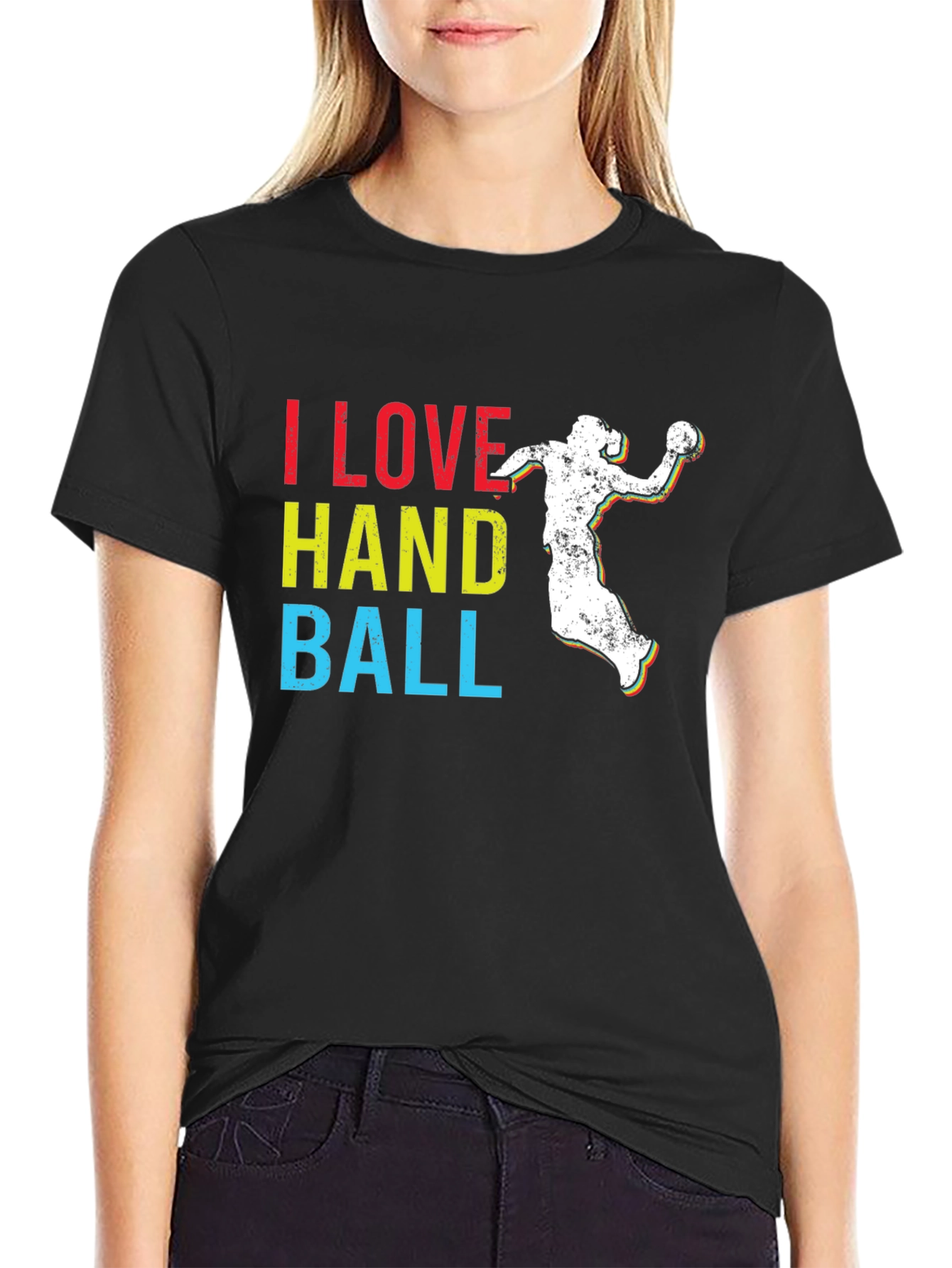 I Love Handball Graphic T-Shirt
