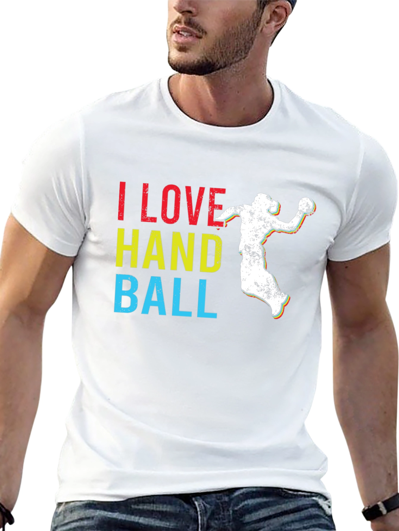I Love Handball Graphic T-Shirt