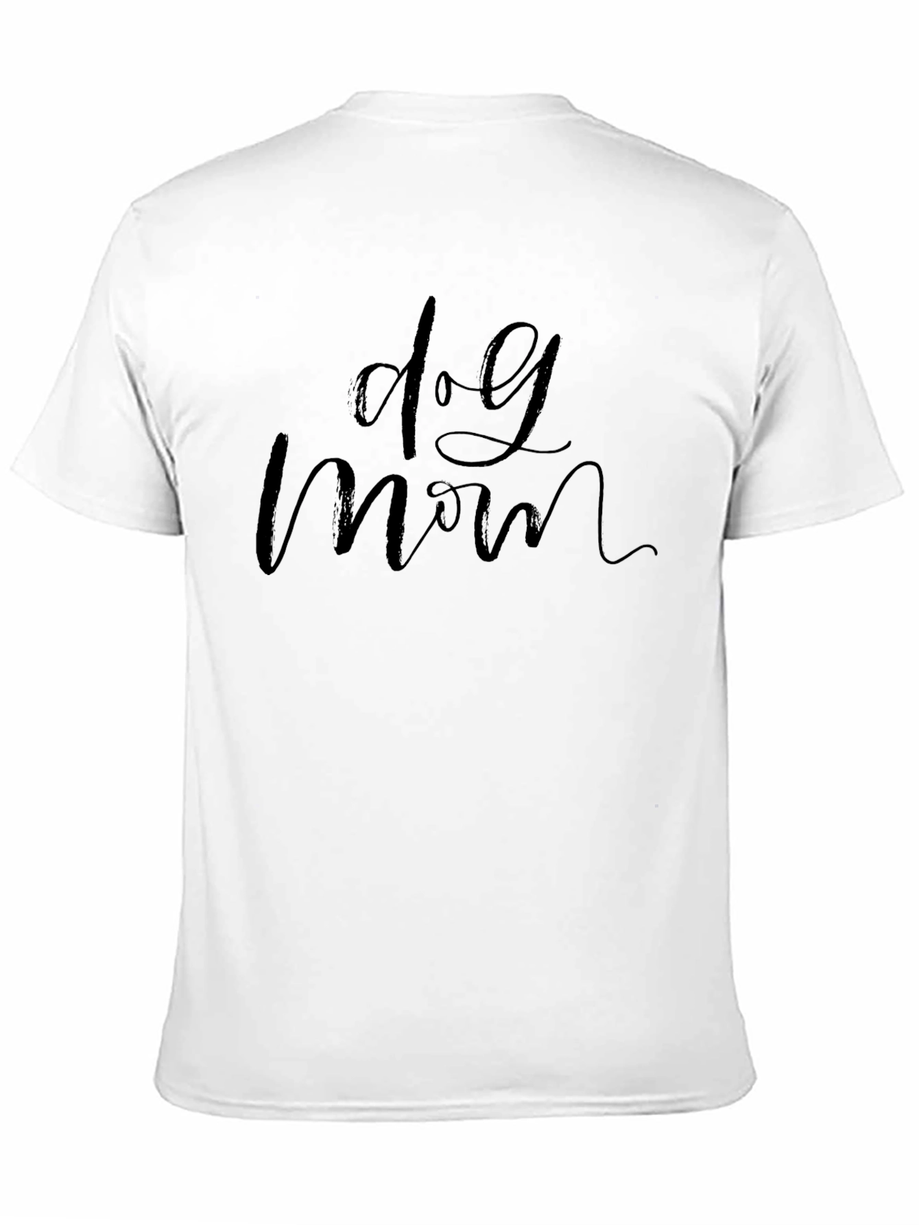 Dog Mom Graphic Tee - Black Casual T-Shirt