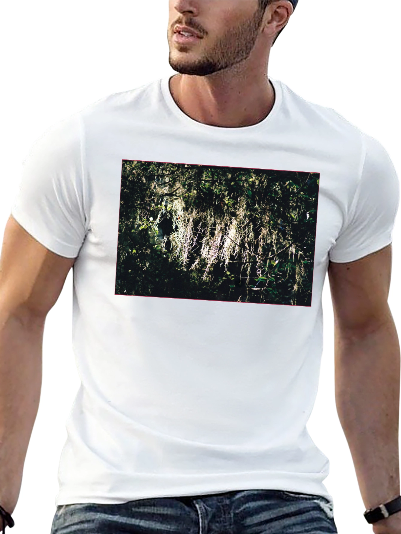 Natures Tapestry Black Tee