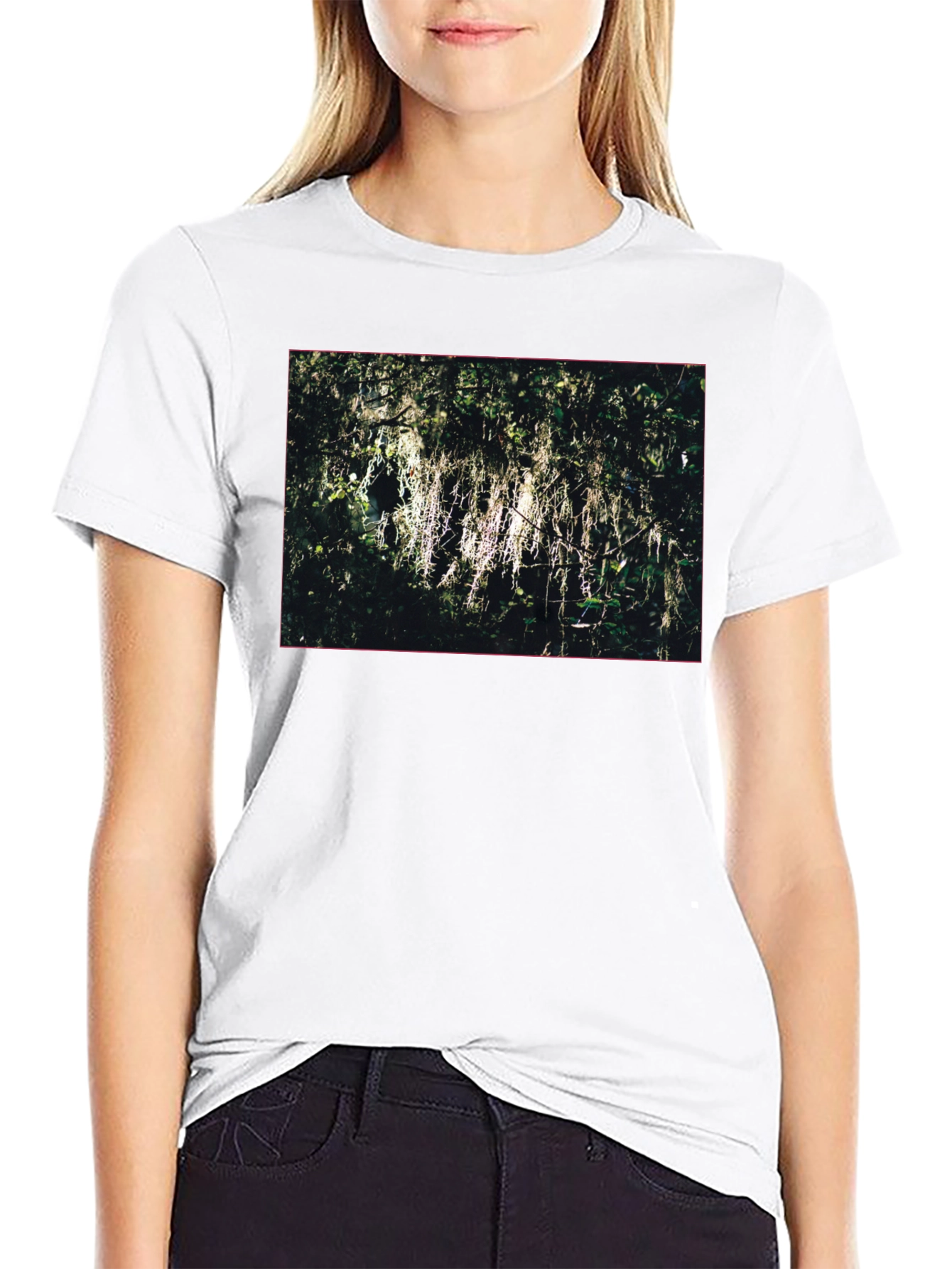Natures Tapestry Black Tee