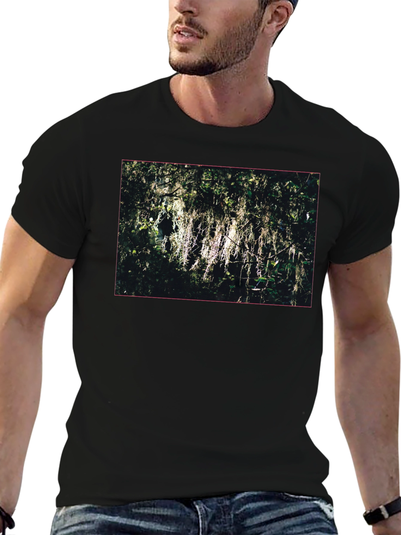 Natures Tapestry Black Tee