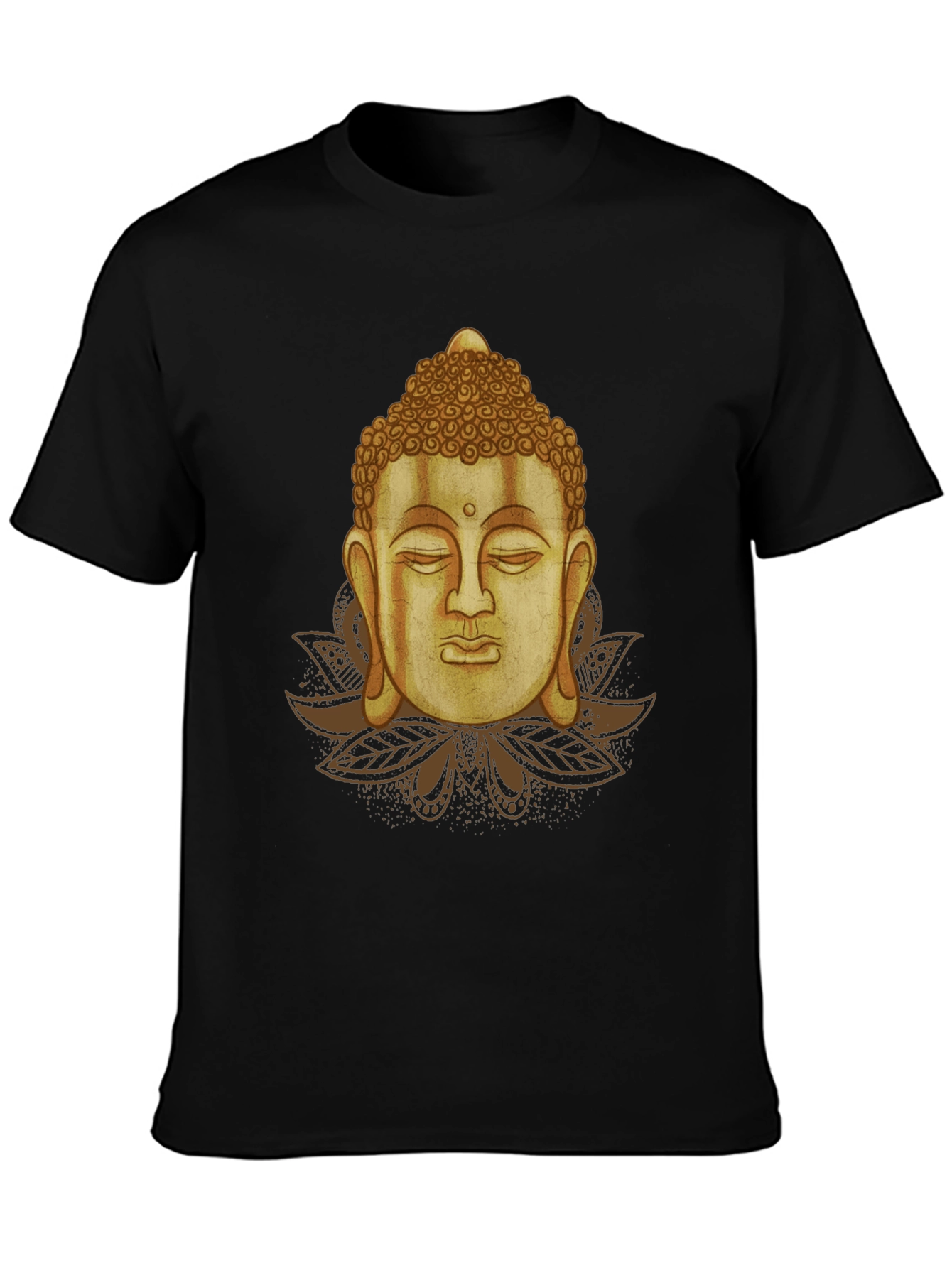 Buddha Graphic Black T-Shirt