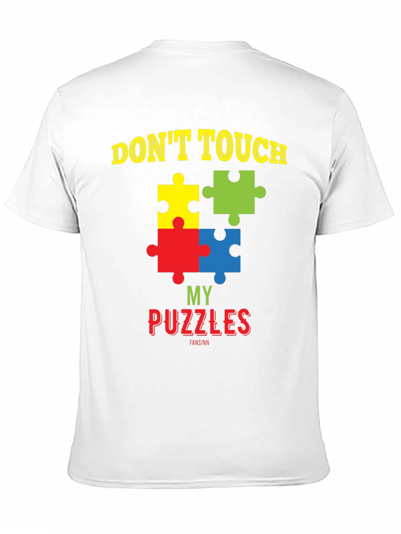 Autism Awareness T-Shirt - Dont Touch My Puzzles
