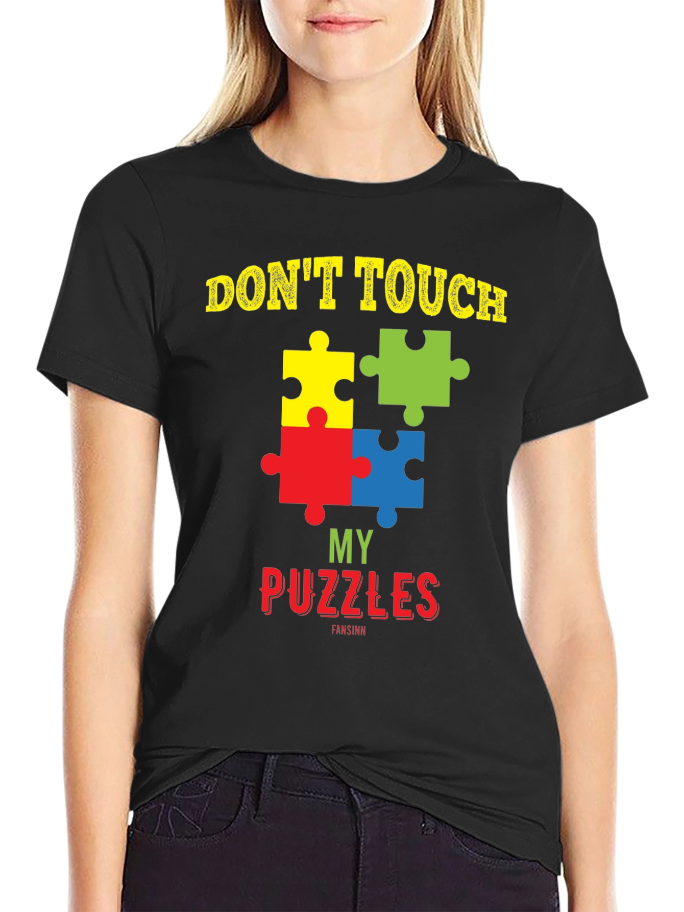 Autism Awareness T-Shirt - Dont Touch My Puzzles