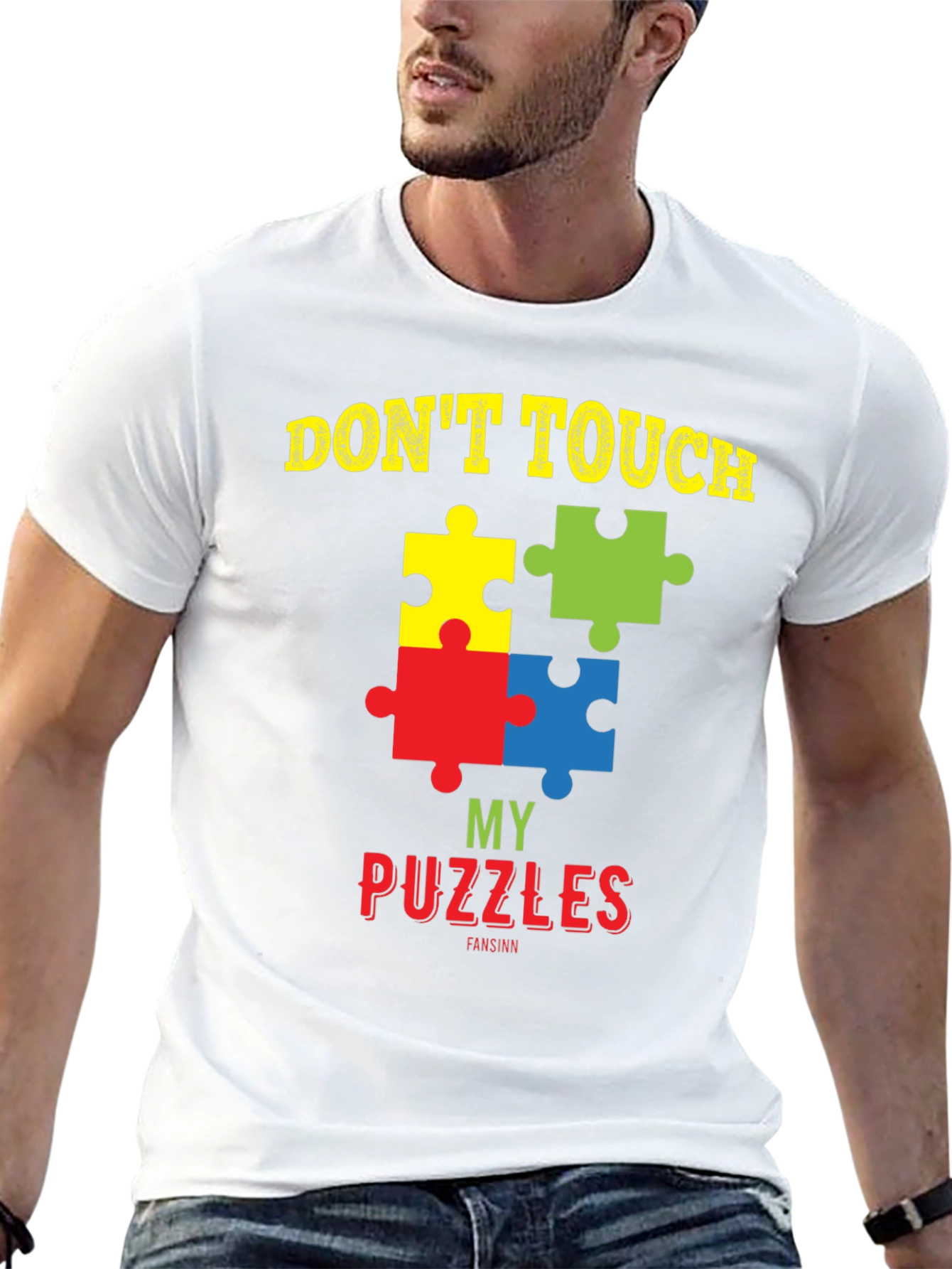Autism Awareness T-Shirt - Dont Touch My Puzzles