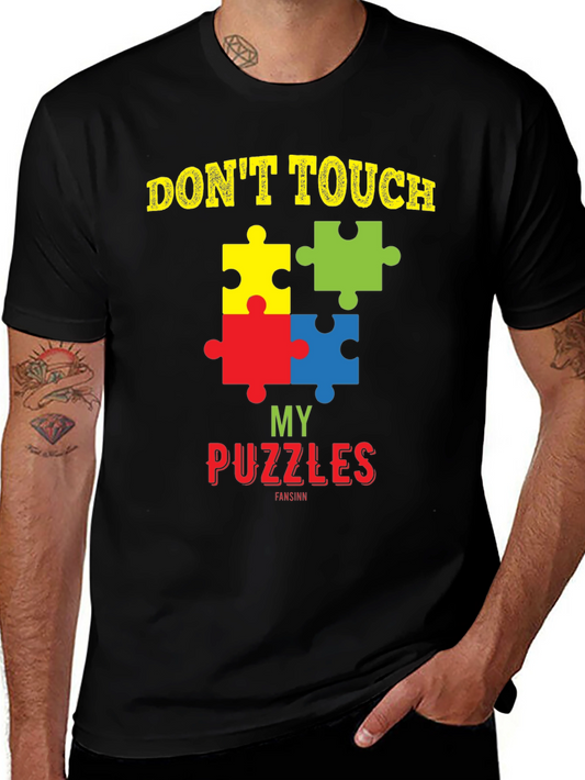 Autism Awareness T-Shirt - Dont Touch My Puzzles