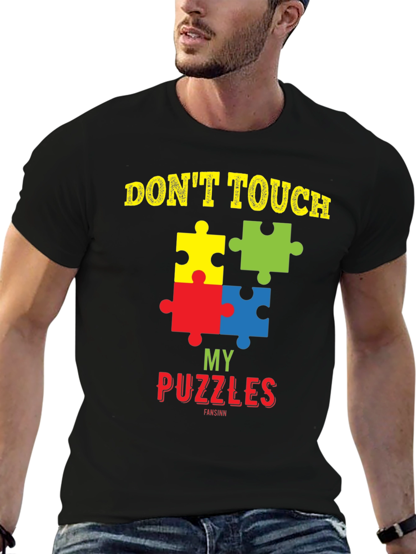 Autism Awareness T-Shirt - Dont Touch My Puzzles