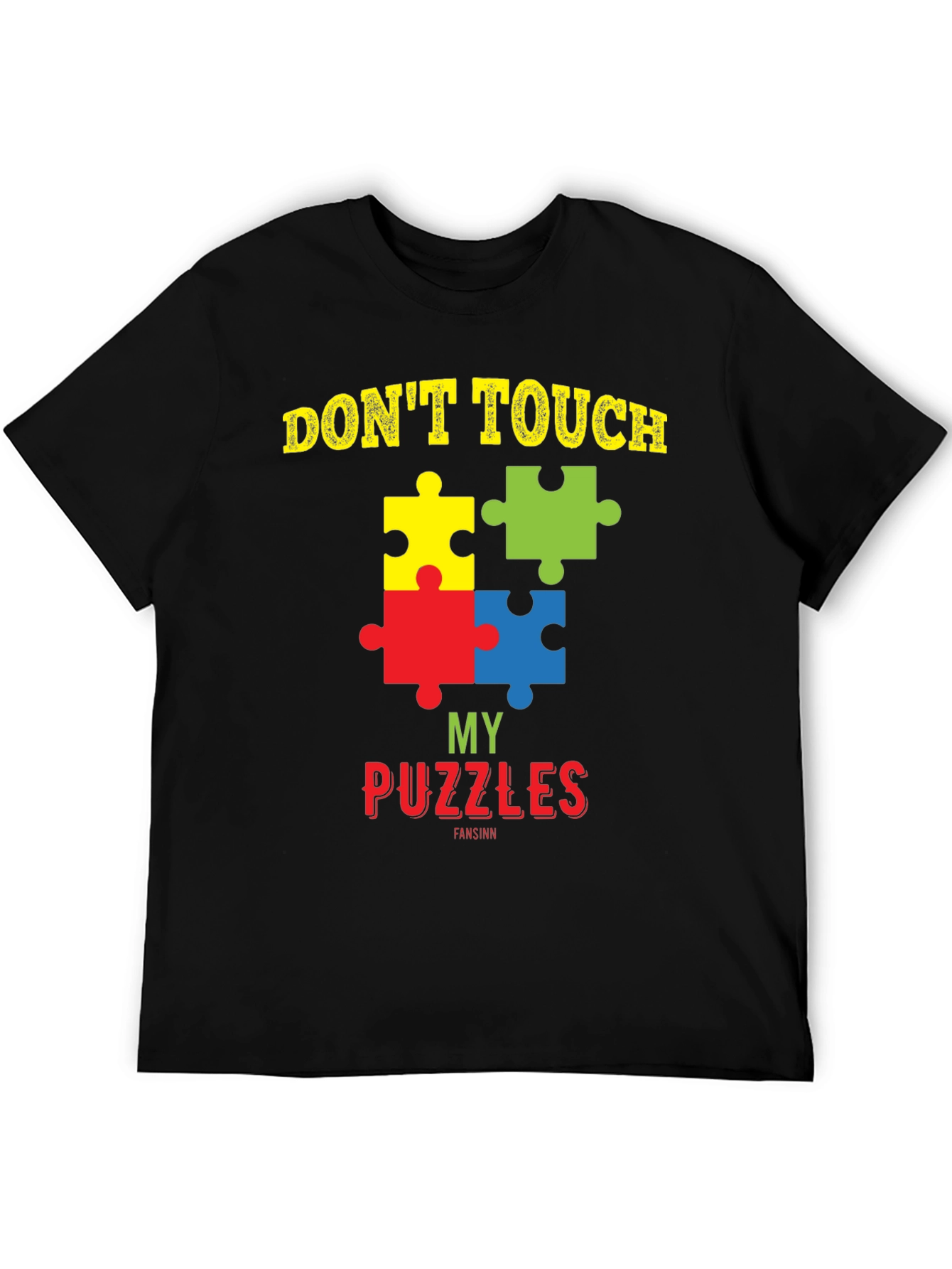 Autism Awareness T-Shirt - Dont Touch My Puzzles