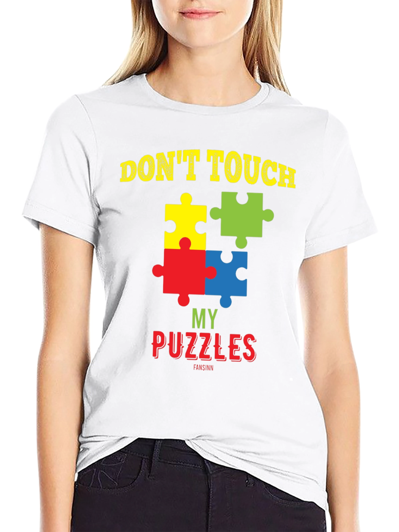 Autism Awareness T-Shirt - Dont Touch My Puzzles